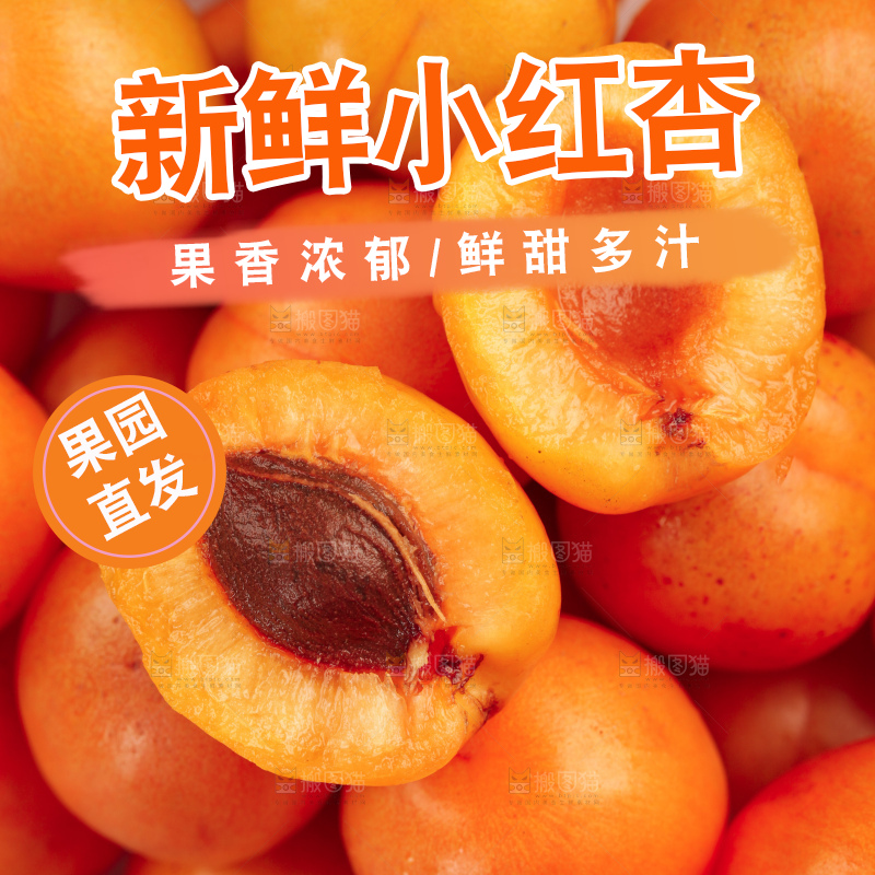 木底上的小红杏