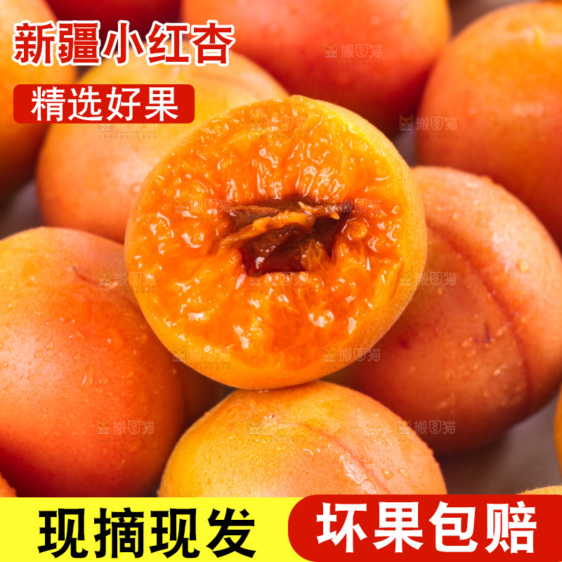 木底上的小红杏
