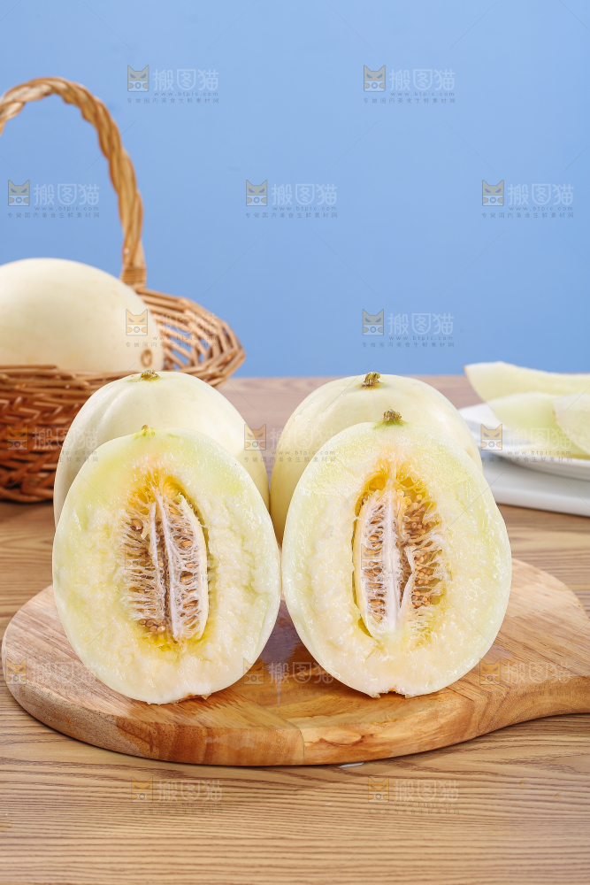 木底上的阎良甜瓜