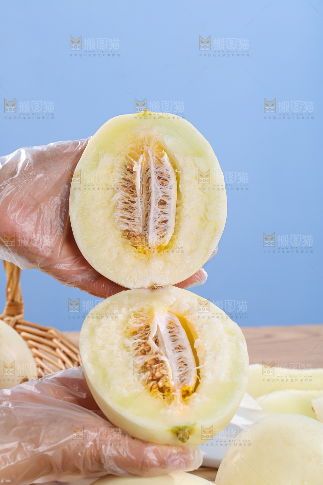 木底上的阎良甜瓜