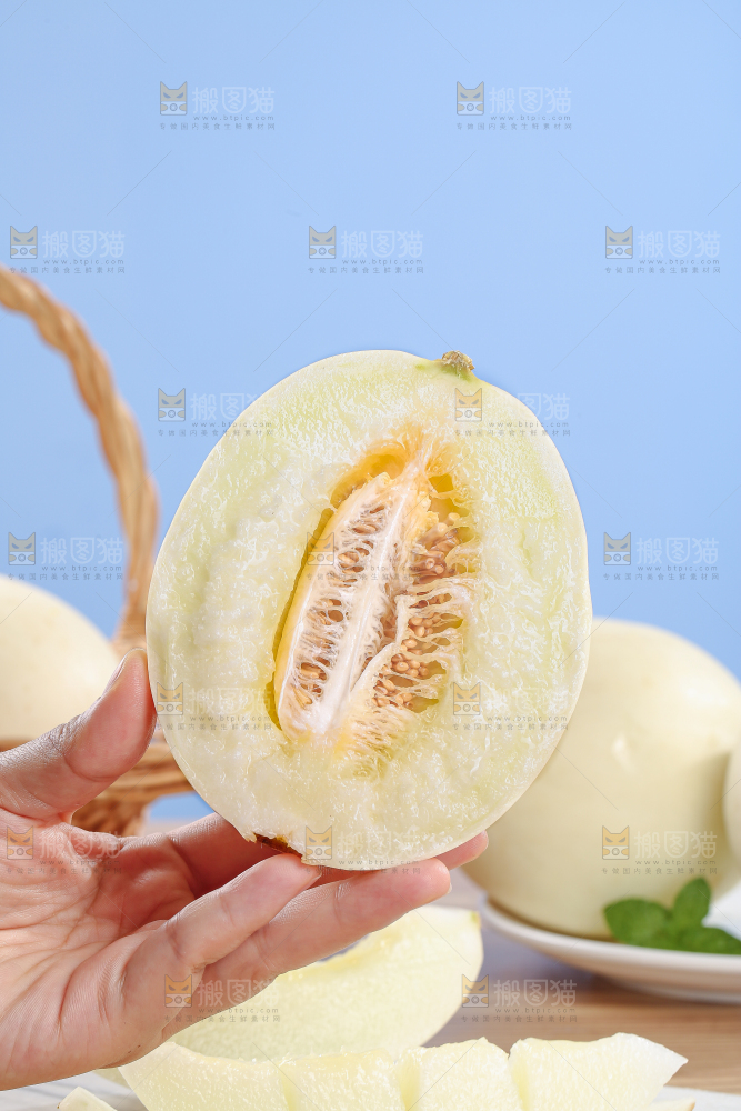 木底上的阎良甜瓜