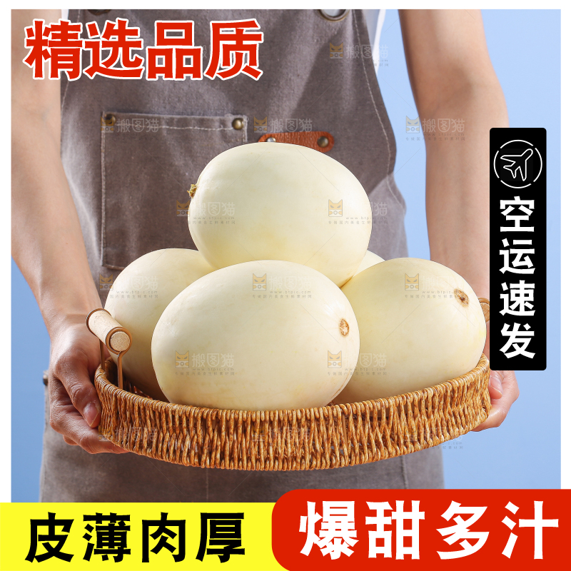 木底上的阎良甜瓜