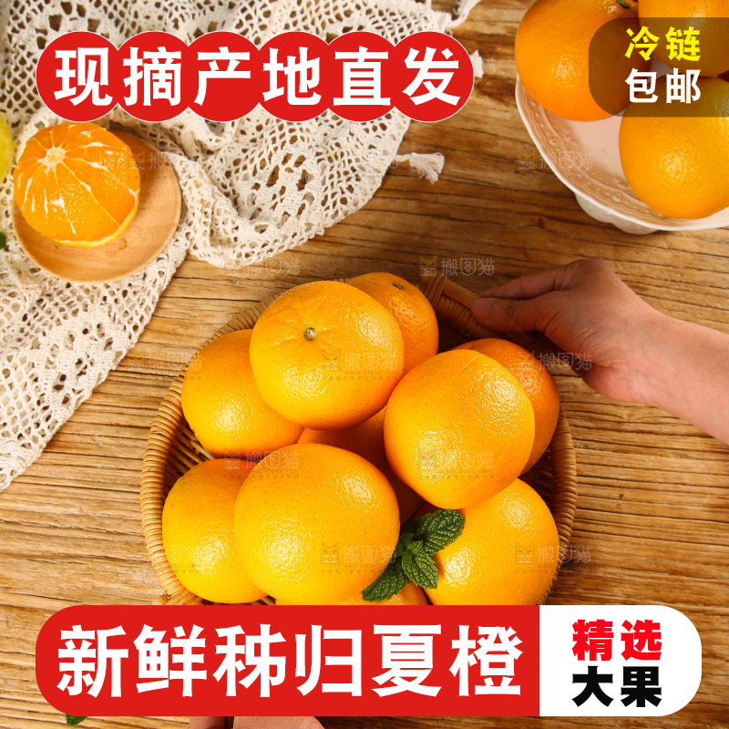 木底上的秭归夏橙