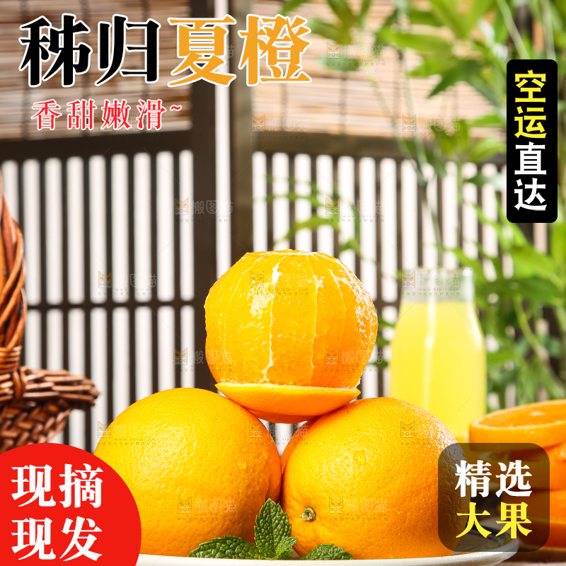 木底上的秭归夏橙