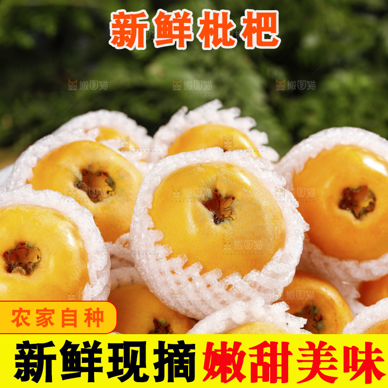 深底上的枇杷