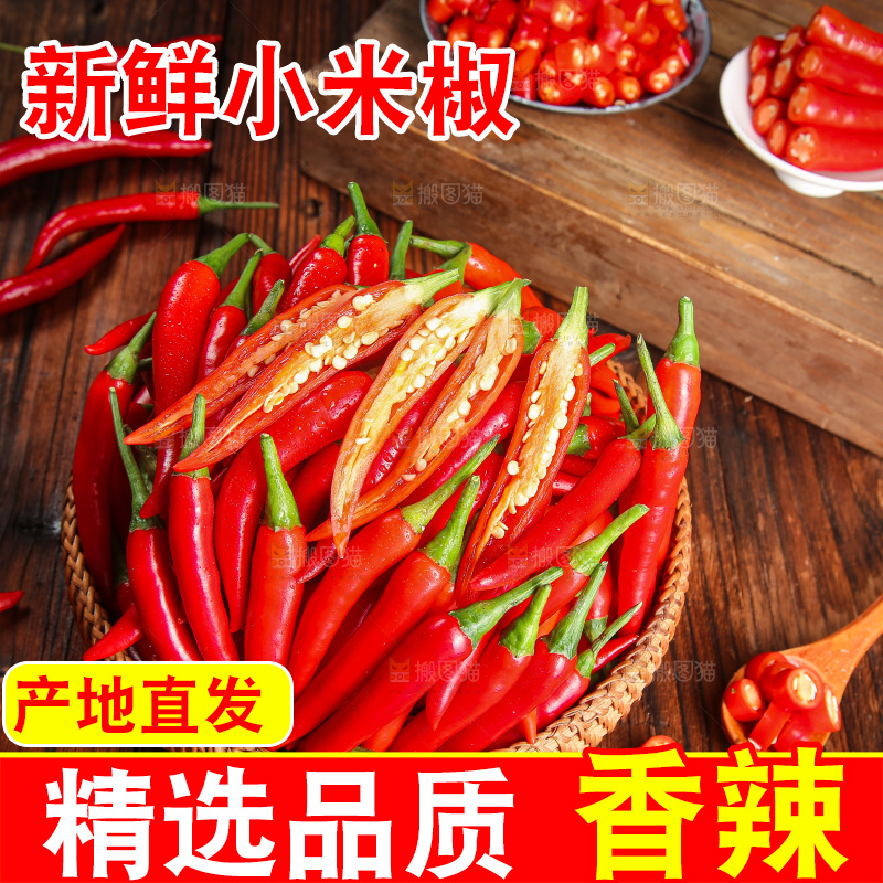 木底上的小米椒