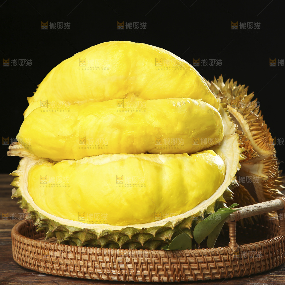 深底上的泰国榴莲