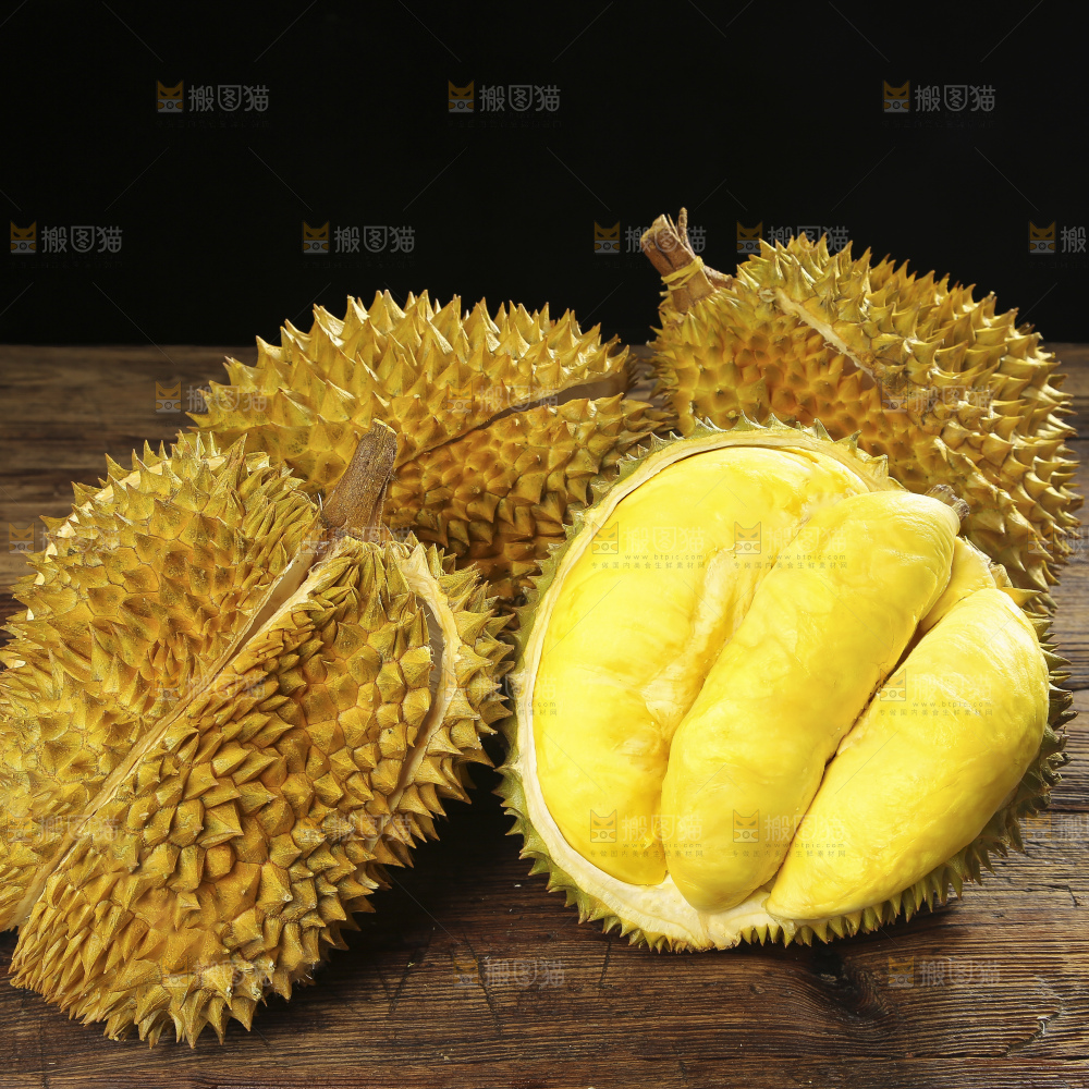深底上的泰国榴莲