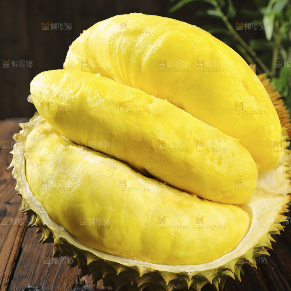 深底上的泰国榴莲