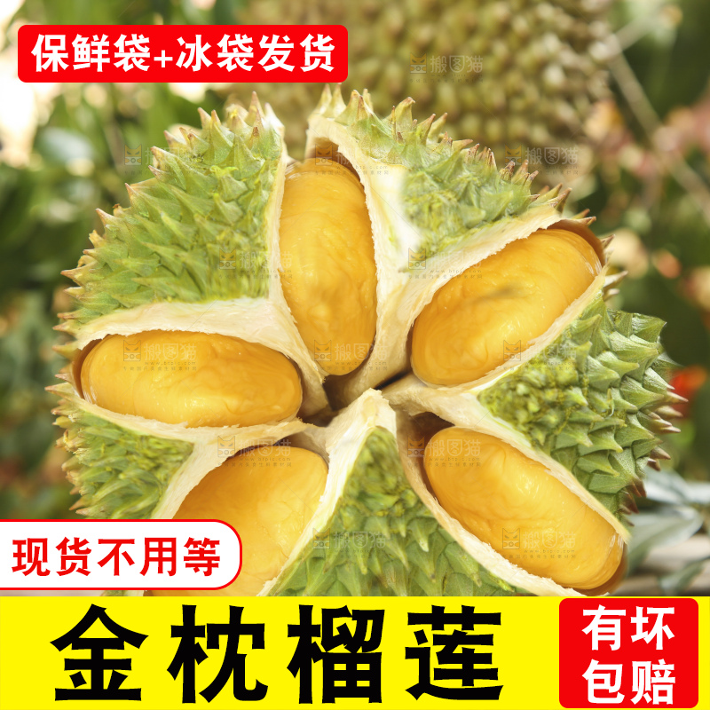 木底上的金枕榴莲