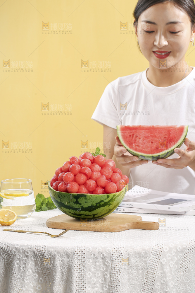 浅底上的冰糖麒麟瓜