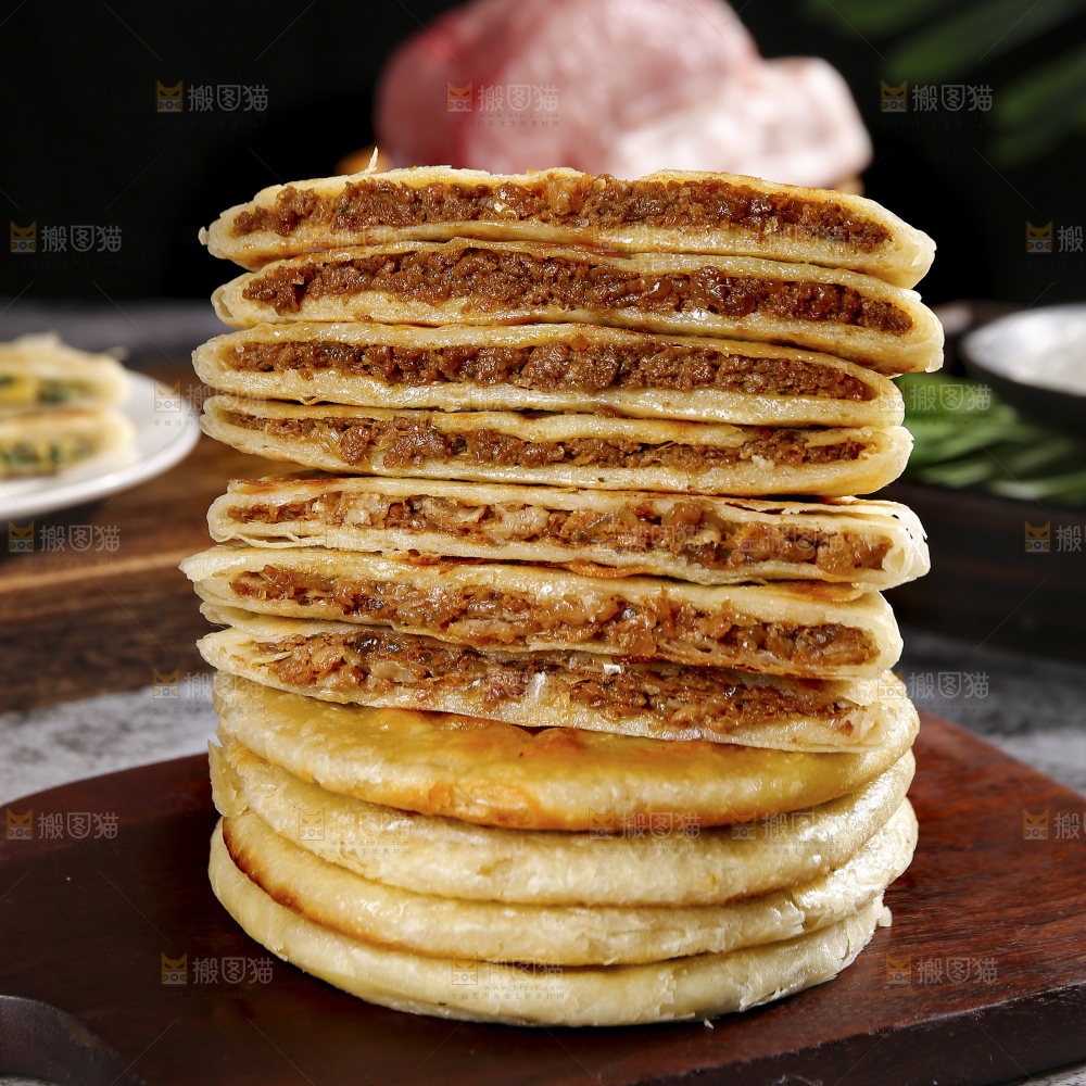 深底上的牛肉馅饼