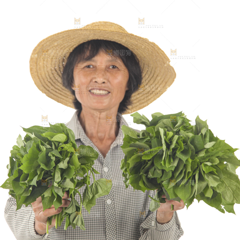 手里拿着苕尖