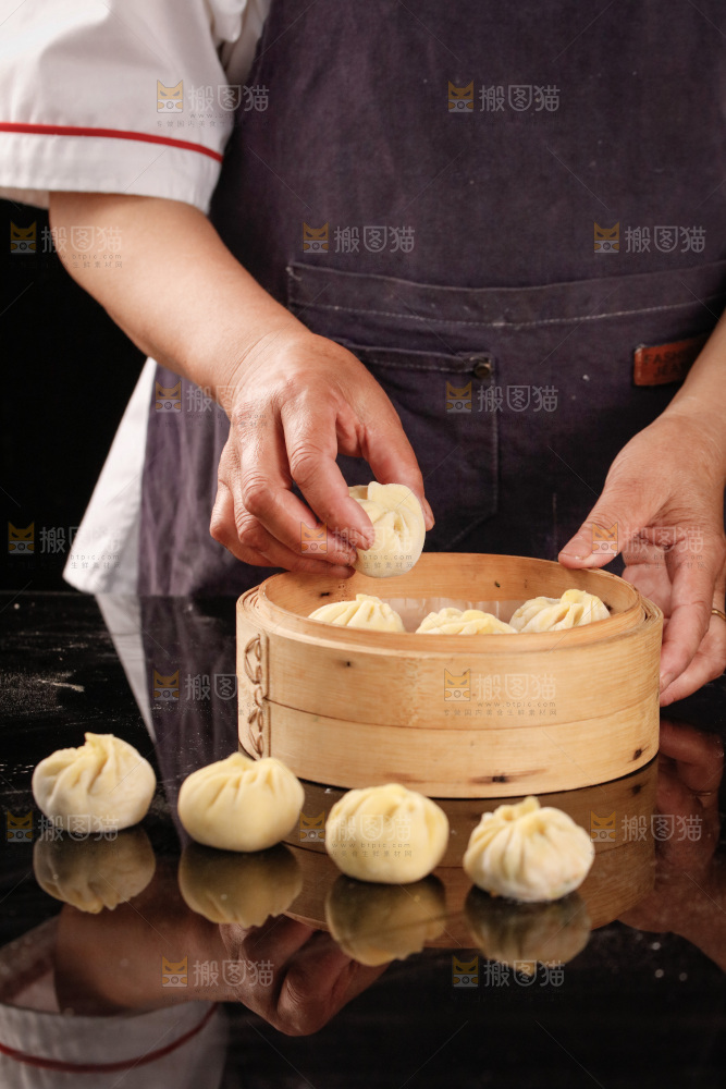 深底上包子的制作