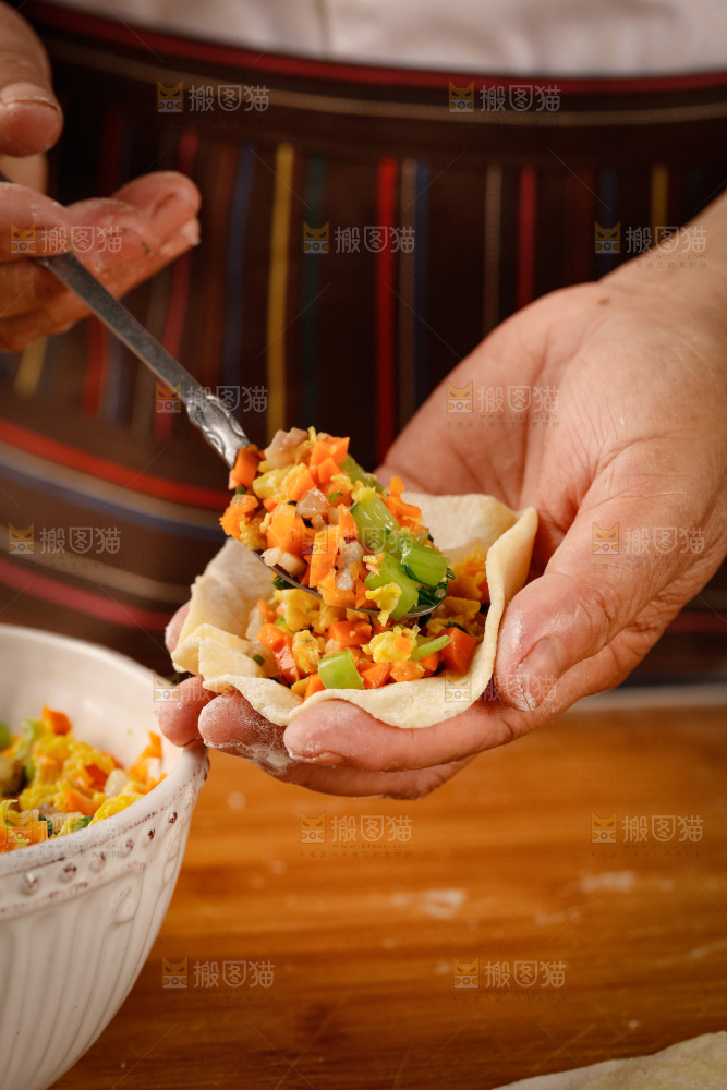 深底上包子的制作