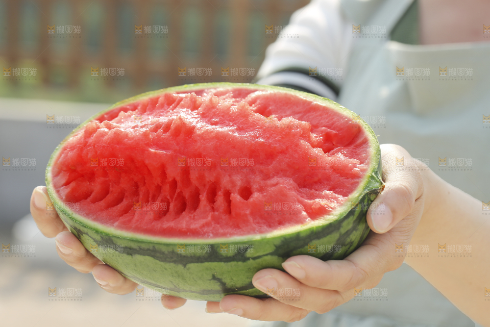 手剥西瓜