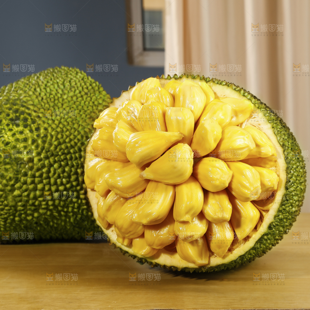 深底上的黄肉菠萝蜜