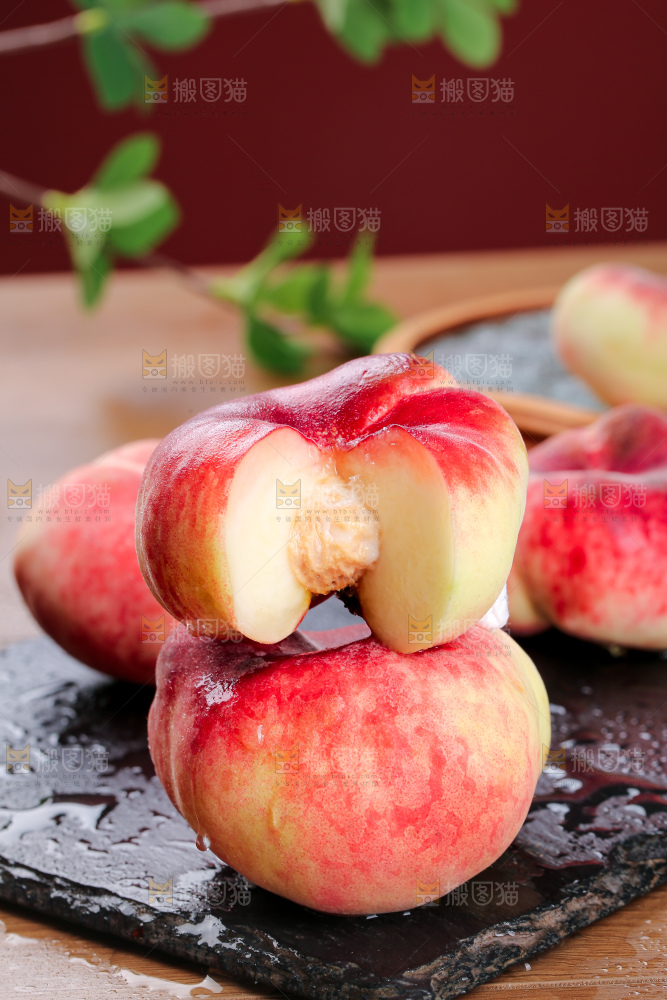 深底上的毛蟠桃