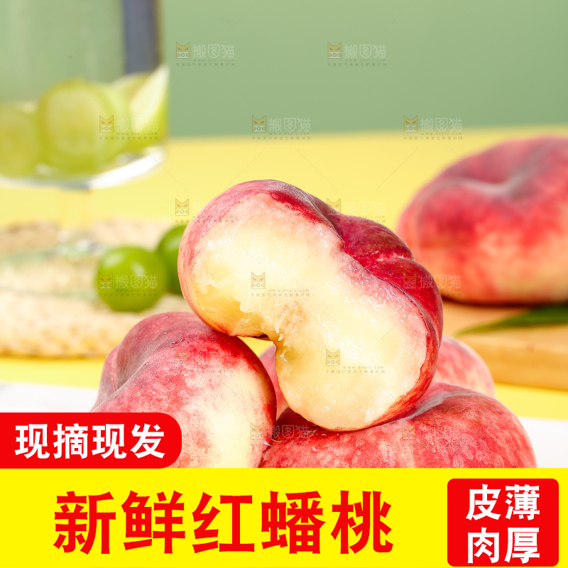 浅底上的毛蟠桃