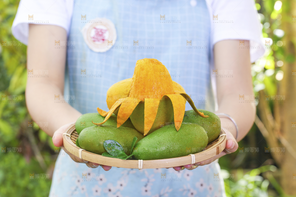 深底上的椰香芒