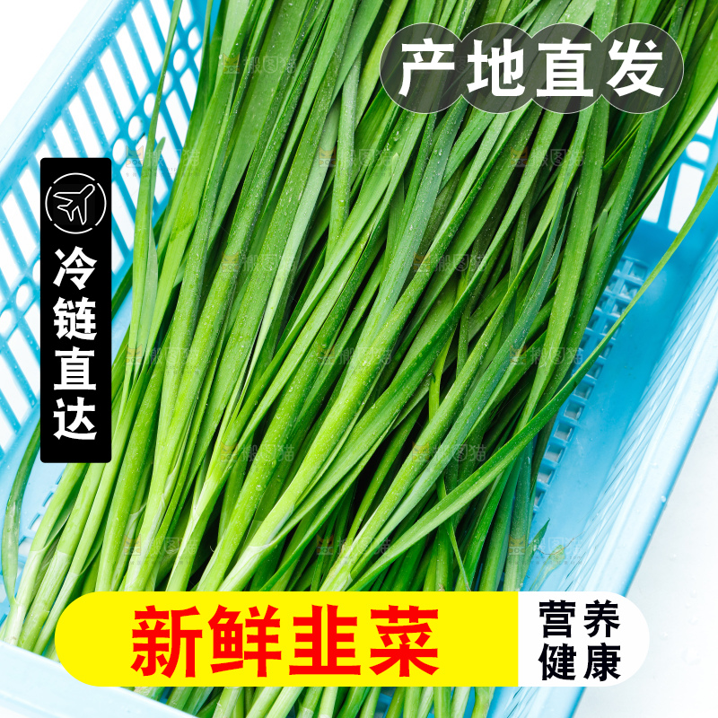 深底上的新鲜韭菜