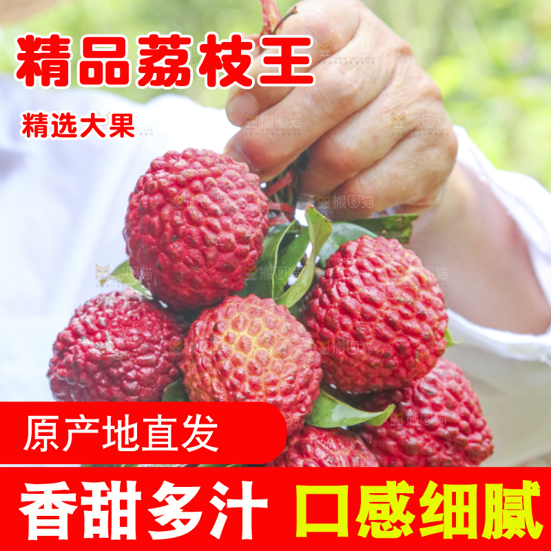 手里拿着荔枝王