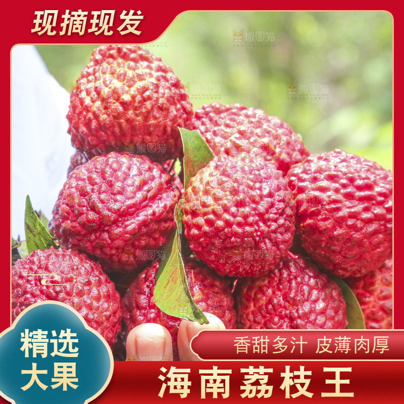 手里拿着荔枝王