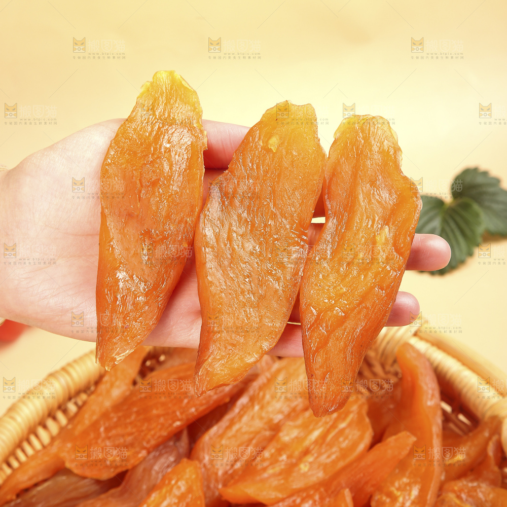 浅底上的红薯干
