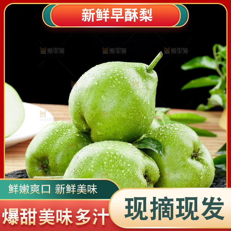 浅底上的早酥梨