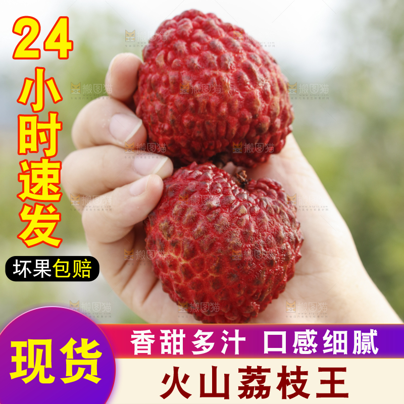 手里拿着荔枝王