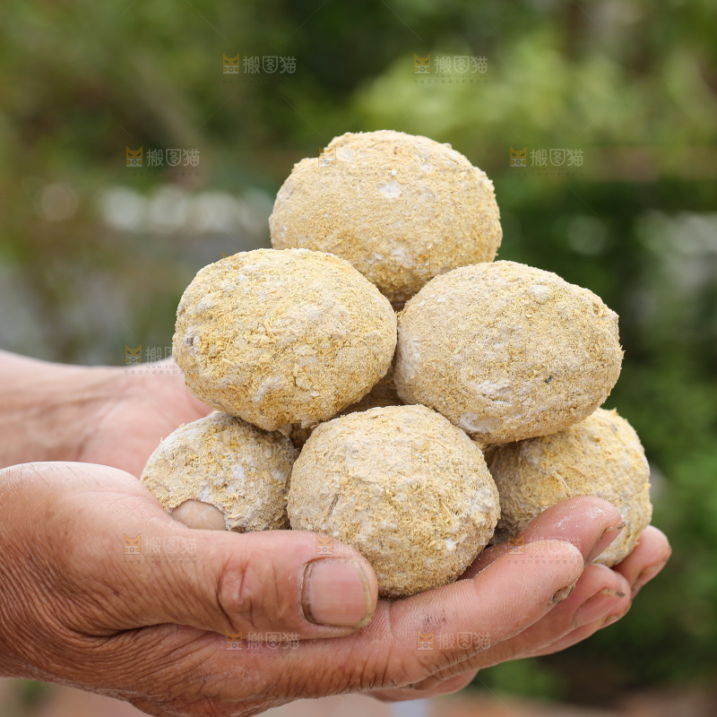 手里拿着变蛋