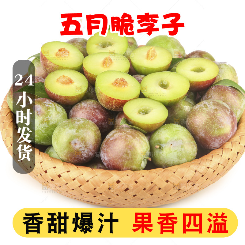 白底上的五月脆