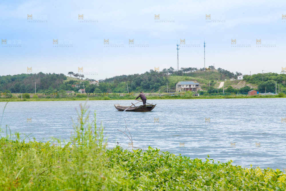 户外风景湖水