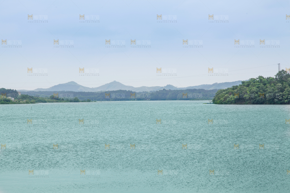 户外风景湖水