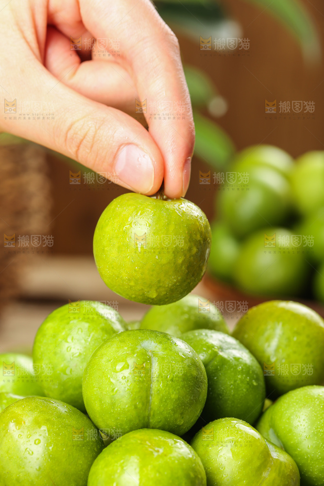 深底上放着的脱骨李
