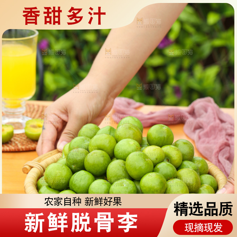 手里拿着脱骨李