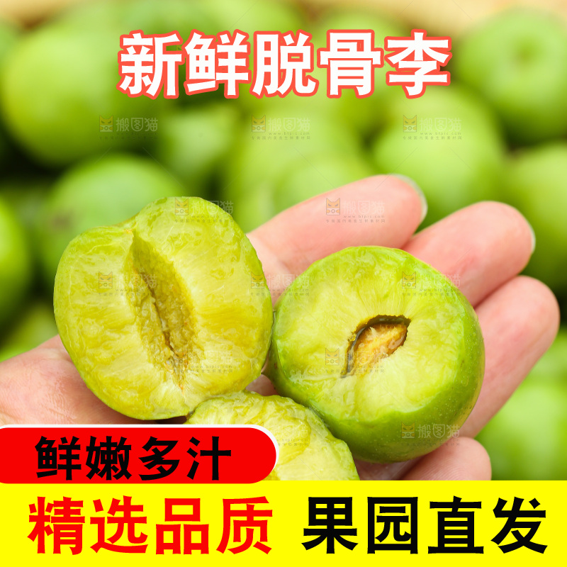 手里拿着脱骨李