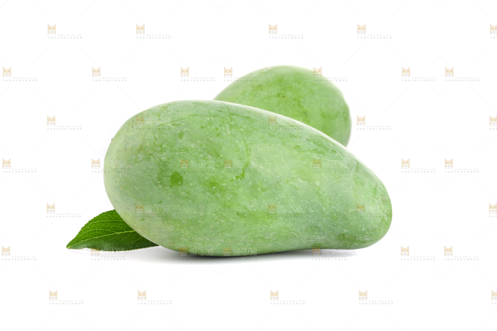 白底上的象牙芒