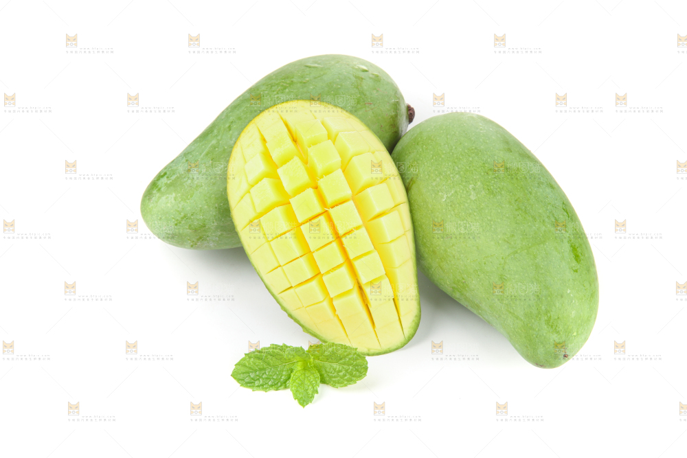 白底上的象牙芒