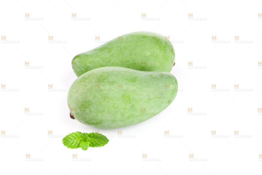 白底上的象牙芒