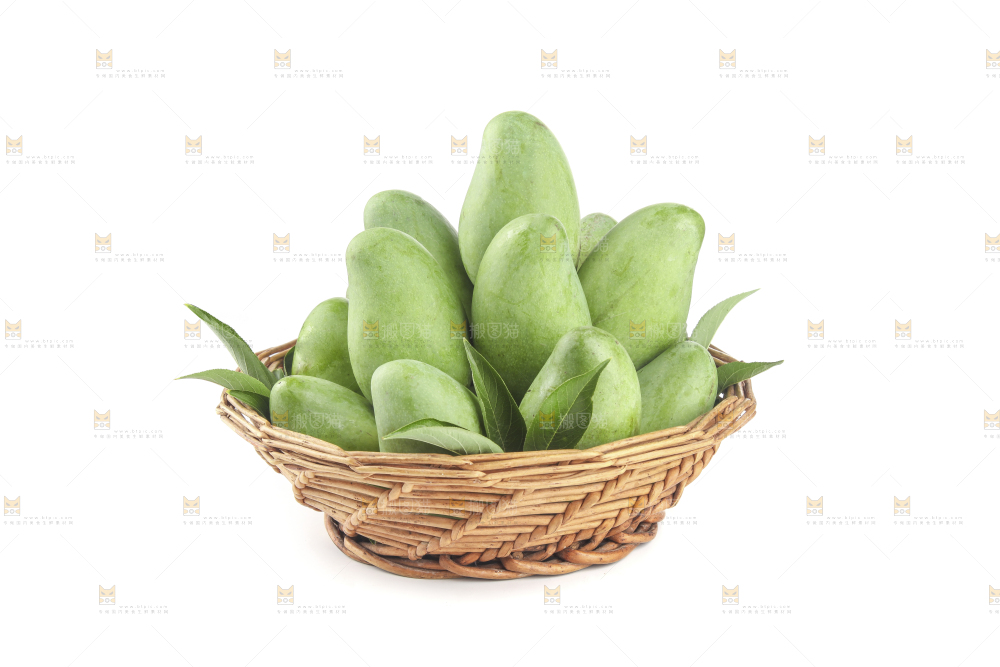 白底上的象牙芒