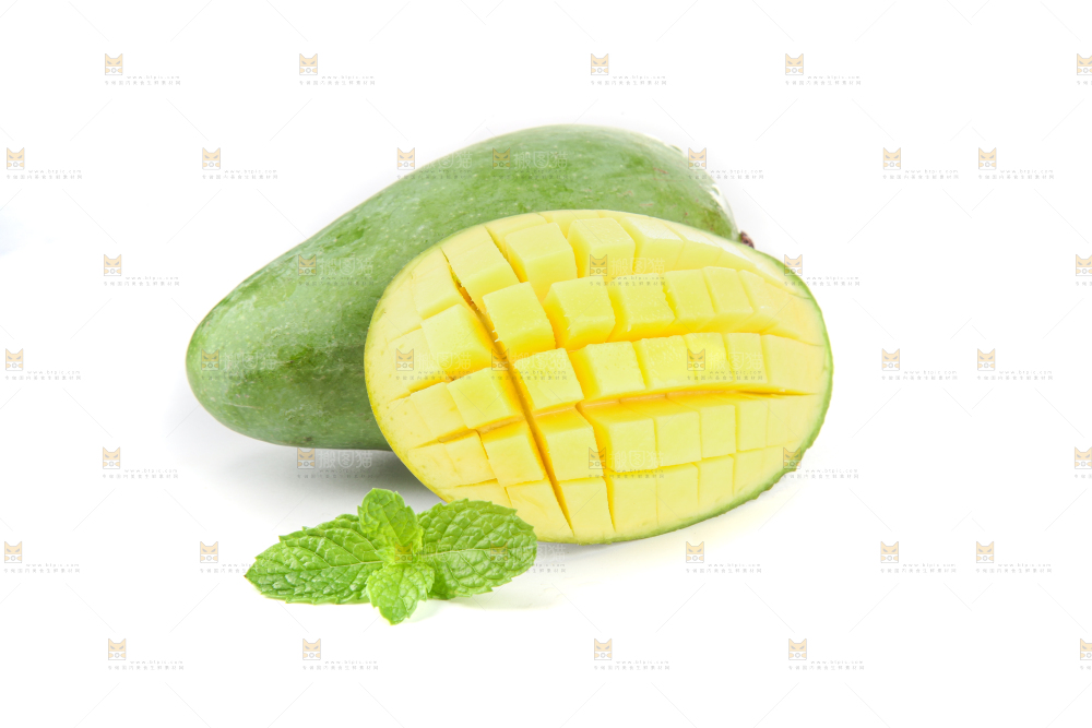 白底上的象牙芒