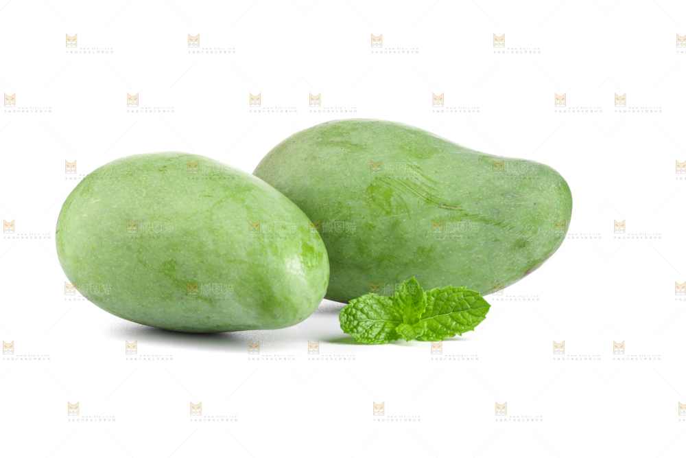 白底上的象牙芒