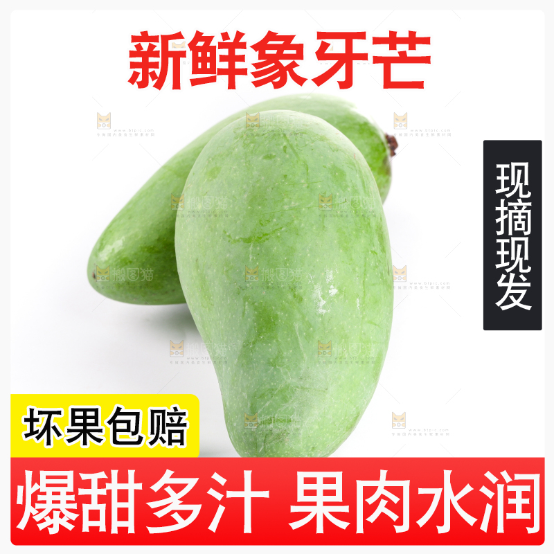 白底上的象牙芒
