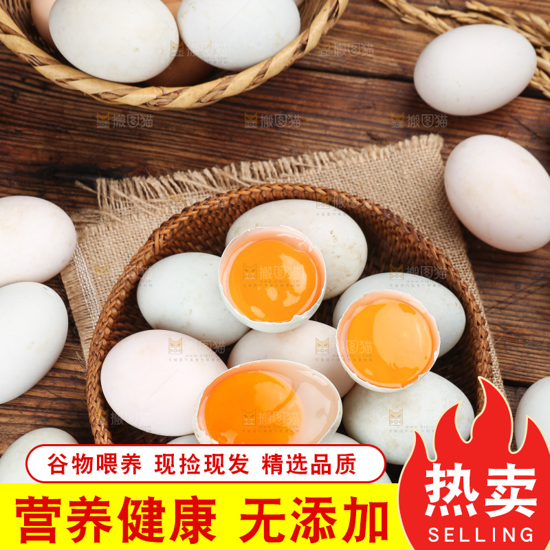 深底上的鸭蛋