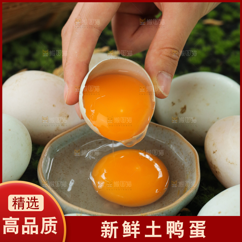 深底上的鸭蛋