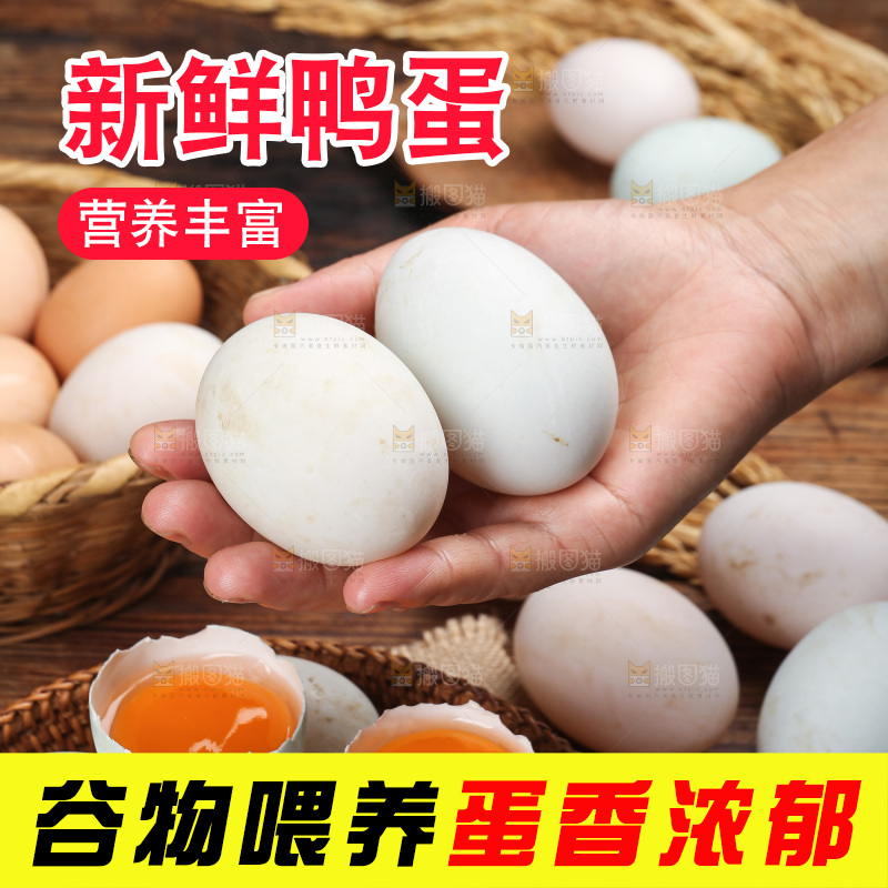深底上的鸭蛋