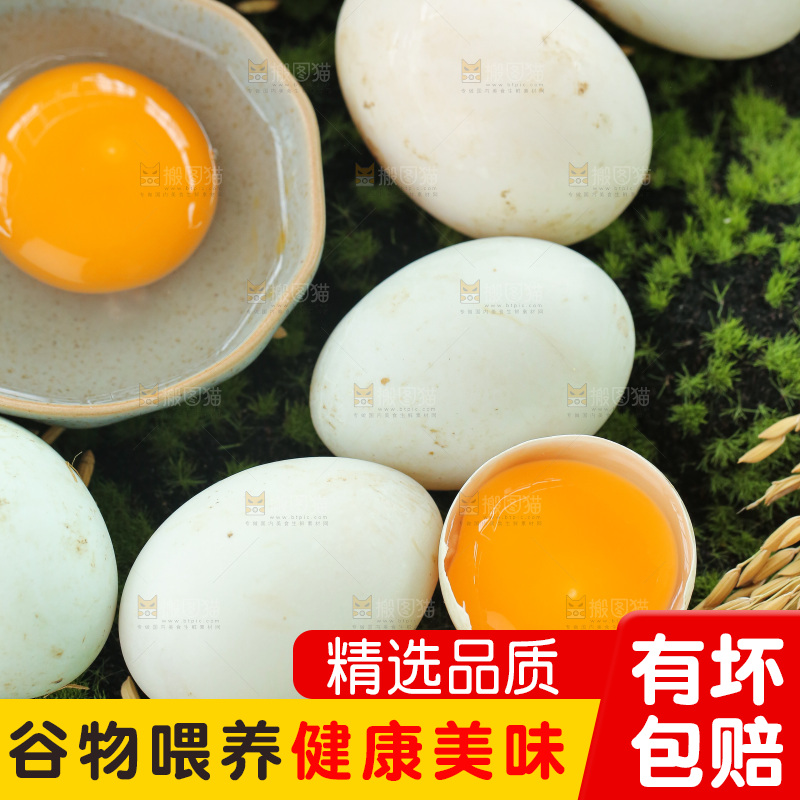 深底上的鸭蛋