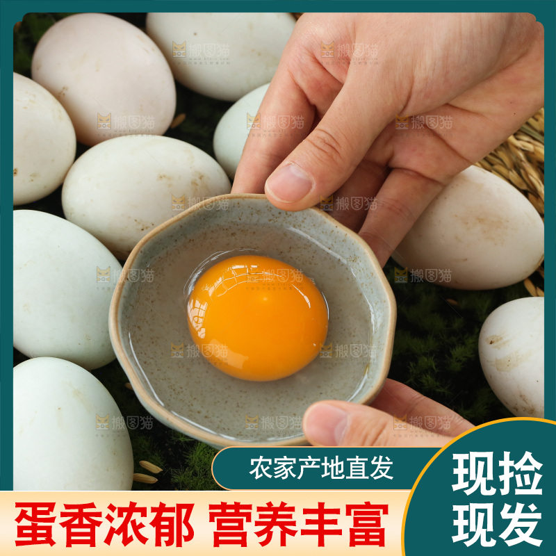 深底上的鸭蛋