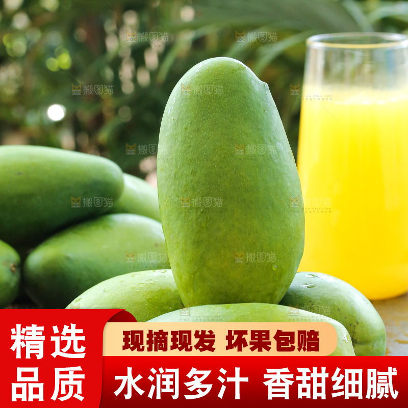 深底上的椰香芒